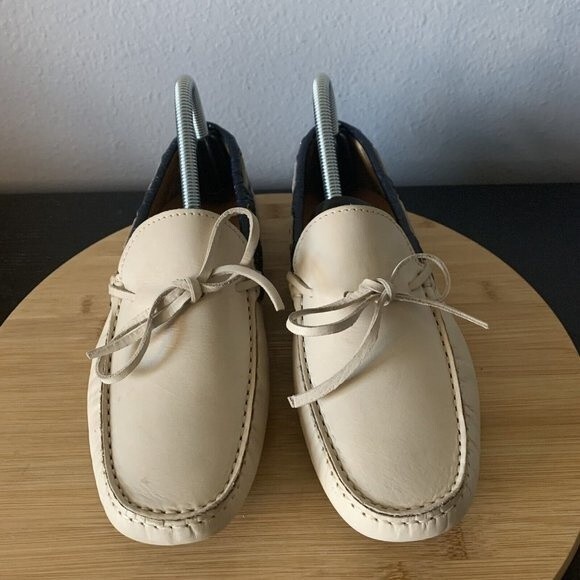 Vicomte A. Paris - palm Beach Leather Mocassin Creme Eur‎ 39 men’s size 7 shoe main image 6